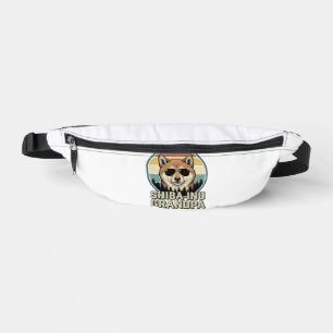 Vintage-Shiba-Inu-Opa-Hund-Shirt-Design_1 Bauchtasche
