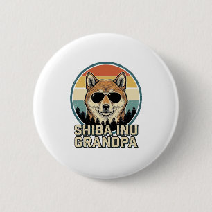 Vintage-Shiba-Inu-Opa-Hund-Shirt-Design_1 Button