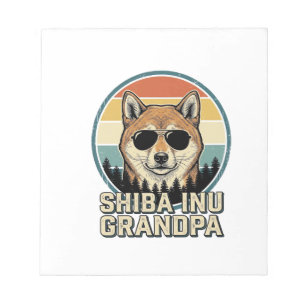 Vintage-Shiba-Inu-Opa-Hund-Shirt-Design_1 Notizblock