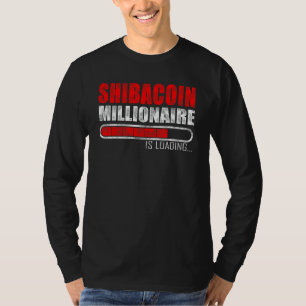 Vintage Shibacoin Millionär Krypto Lade Shiba T-Shirt