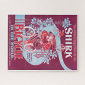 Vintage Shirk Bicycle Werbung um 1890 Puzzle (Horizontal)