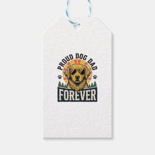 Vintage-Shirt 'Dog Dad' Golden Retriever Retro-Des Geschenkanhänger