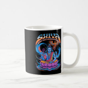 Vintage-Shiva-Druck Hindu-Gott spirituell Kaffeetasse