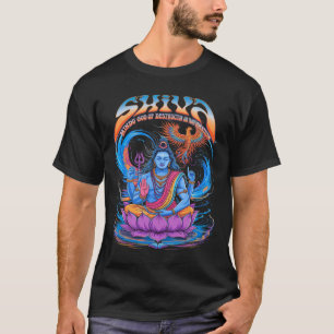 Vintage-Shiva-Druck Hindu-Gott spirituell T-Shirt