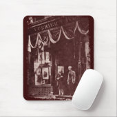 Vintage Shopfront-Mausepad Mousepad (Mit Mouse)
