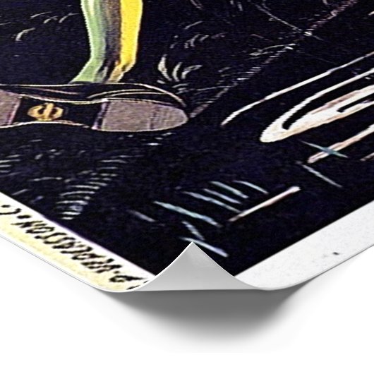 Vintage Showwerbung Poster (Ecke)