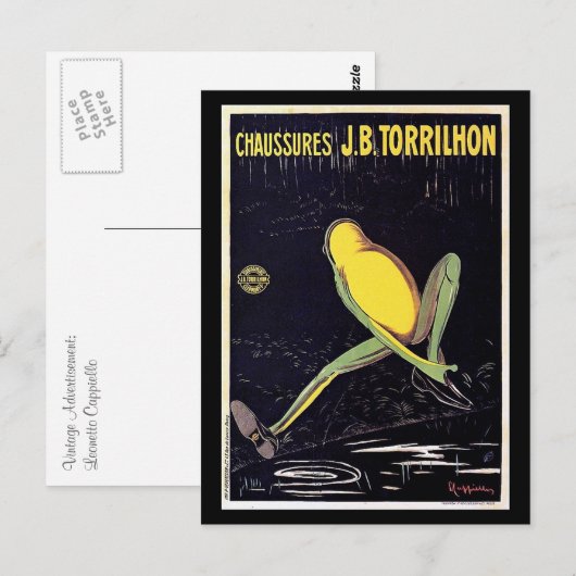 Vintage Showwerbung Postkarte (Vorne/Hinten)