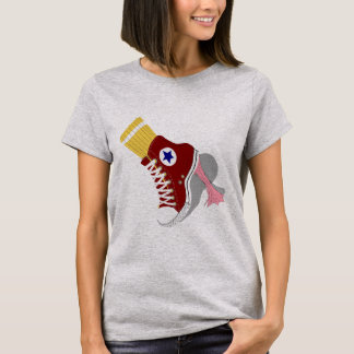 Vintage-Shuh-T-Shirt-Design im Stil der 80er Jahre T-Shirt