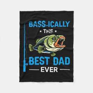 Vintage Sically Bester Vater Aller Zeiten Angler V Fleecedecke