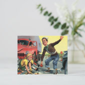 Vintage Sicherheitspatrouille (Stehend Vorderseite)