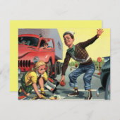 Vintage Sicherheitspatrouille (Vorne/Hinten)