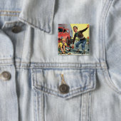 Vintage Sicherheitspatrouille Button (Beispiel)