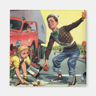 Vintage Sicherheitspatrouille Magnet