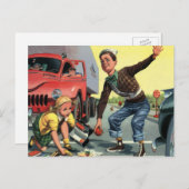 Vintage Sicherheitspatrouille Postkarte (Vorne/Hinten)