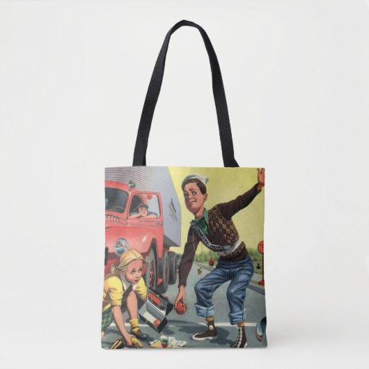 Vintage Sicherheitspatrouille Tasche (Vorderseite)