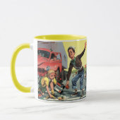 Vintage Sicherheitspatrouille Tasse (Links)