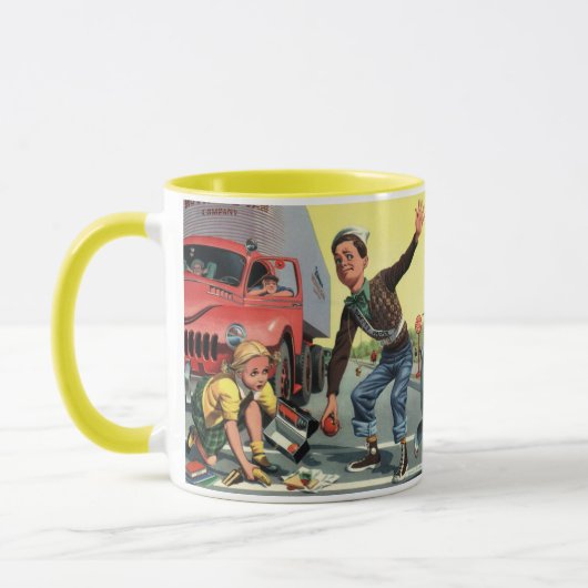 Vintage Sicherheitspatrouille Tasse (Links)