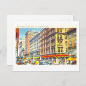 Vintage Sicht auf Boston, Massachusetts, Postkarte (Vorne/Hinten)