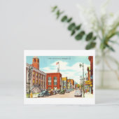 Vintage Sicht auf Burlington, Vermont, Postkarte (Stehend Vorderseite)