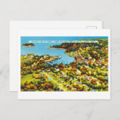 Vintage Sicht auf Camden, Maine, Postkarte (Vorne/Hinten)