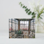 Vintage Sicht auf die Pariser Burg Postkarte (Stehend Vorderseite)