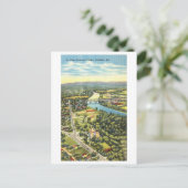 Vintage Sicht auf Gadsden, Alabama, Postkarte (Stehend Vorderseite)