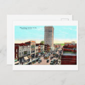 Vintage Sicht auf Greenville, South Carolina, Postkarte (Vorne/Hinten)