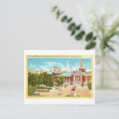 Vintage Sicht auf Hartford, Connecticut, Postkarte (Stehend Vorderseite)