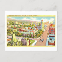 Vintage Sicht auf Hollywood, Kalifornien,