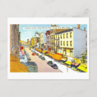 Vintage Sicht auf Jersey City, New Jersey,