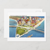 Vintage Sicht auf Pittsburgh, Pennsylvania, Postkarte (Vorne/Hinten)