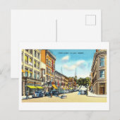 Vintage Sicht auf Rutland, Vermont, Postkarte (Vorne/Hinten)