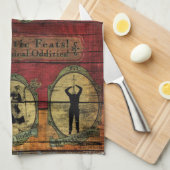 Vintage Sideshow-Fahne Handtuch (Viertel Falte)