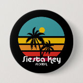 Vintage Siesta Key Florida Button (Vorderseite)