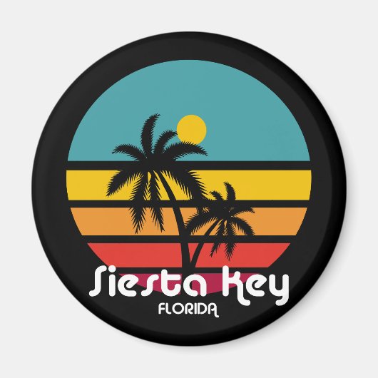 Vintage Siesta Key Florida Magnet (Vorne)