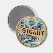 Vintage Sigaut-Werbung Magnet (Vorderseite/Rückseite)