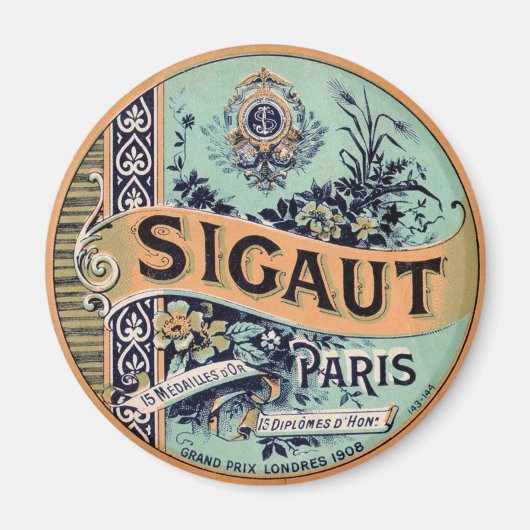 Vintage Sigaut-Werbung Magnet (Vorne)