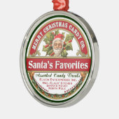 Vintage Silbernes Ornament (Links)