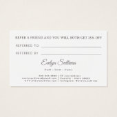 Vintage Silberrahmen, rosa Bugverweiskarte (Rückseite)