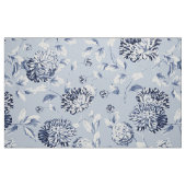 Vintage Silberschwadronin Blauer Blauer Blumenstra Stoff (Fat Quarter (45,7 x 55,9 cm))