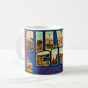 Vintage-Silberstadt-NM-Postkarten-Tasse Kaffeetasse