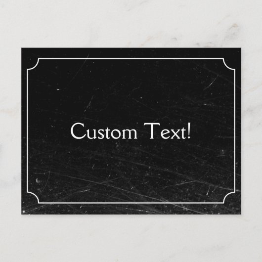 Vintage Silent Film Custom Postcard Postkarte (Vorderseite)