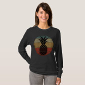 Vintage Silhouette Ananas T-Shirt (Vorne ganz)