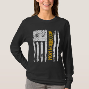 Vintage Silhouette der US-amerikanischen Flagge Ac T-Shirt