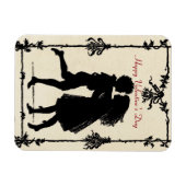 Vintage Silhouette Magnet (Horizontal)