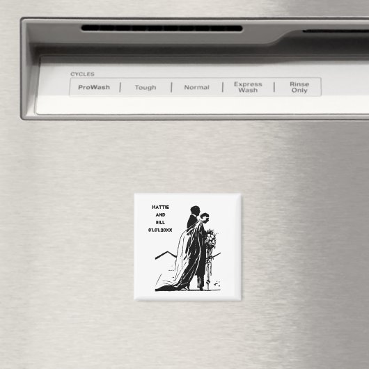 Vintage Silhouette Magnet (In Situ (Geschirrspüler))