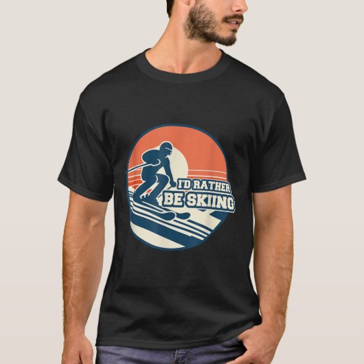 Vintage Silhouette mit Sunset Gradi T-Shirt (Vorderseite)