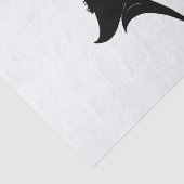 Vintage Silhouette Seidenpapier (Ausschnitt)