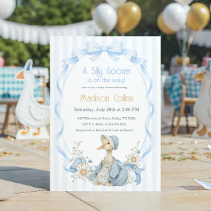 Vintage Silly Goose Baby Shower Einladung