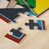 VINTAGE SILVER ALTER COMIC BUCHDECKE PUZZLE (Seite)